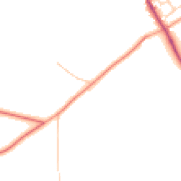 Daytime road noise heatmap for NN12 8LR