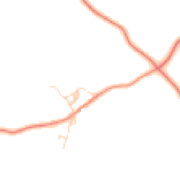 Daytime road noise heatmap for NN12 8QT