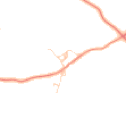 Daytime road noise heatmap for NN12 8QW