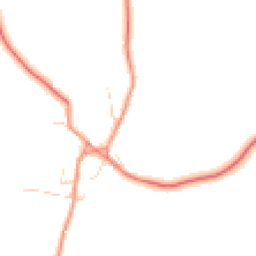 Daytime road noise heatmap for NN12 8QY