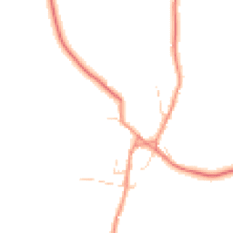 Daytime road noise heatmap for NN12 8RF