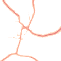 Daytime road noise heatmap for NN12 8RW