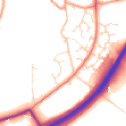 Daytime road noise heatmap for NN12 8UL