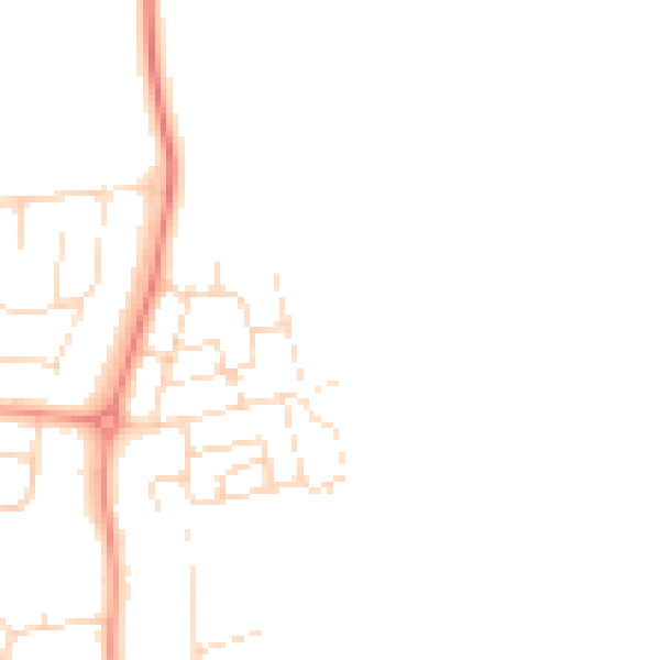 Daytime road noise heatmap for NN15 4AF