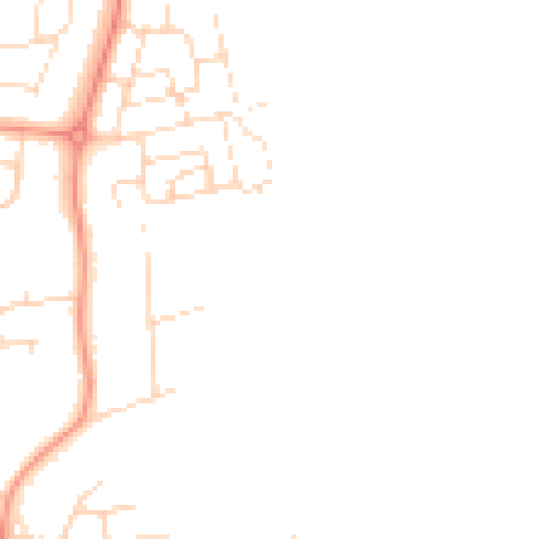 Daytime road noise heatmap for NN15 4AQ