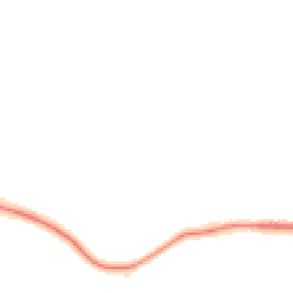 Night-time road noise heatmap for NN15 5BJ