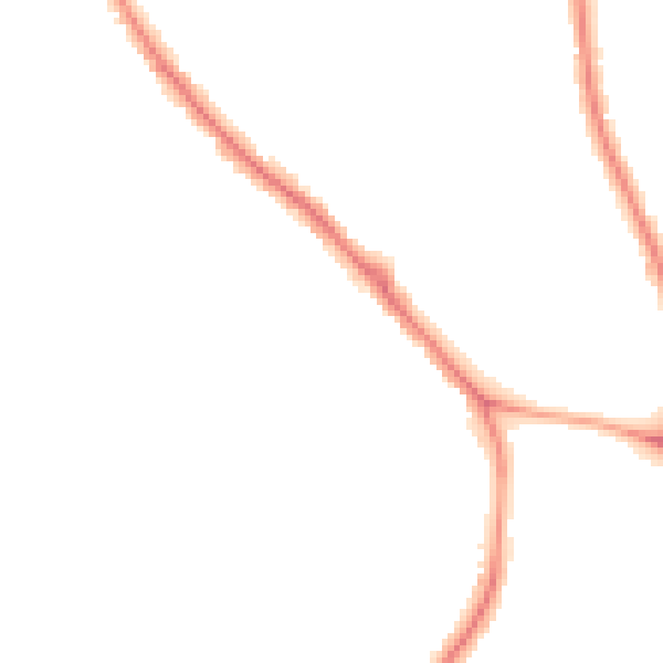 Night-time road noise heatmap for NN15 6DZ