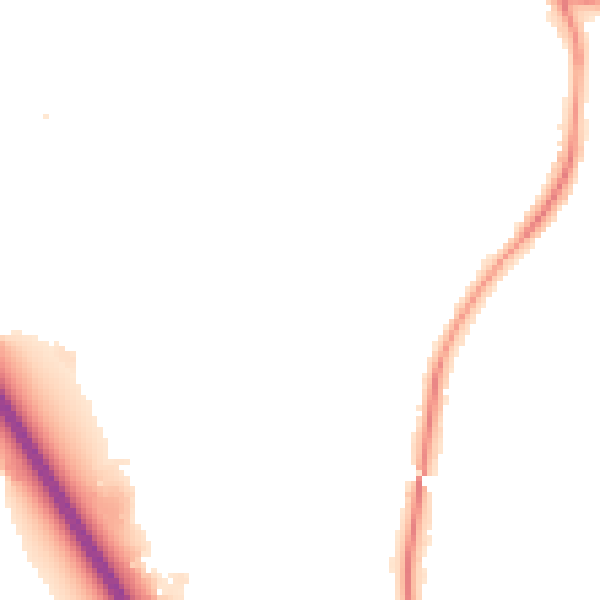 Night-time road noise heatmap for NN15 6HQ