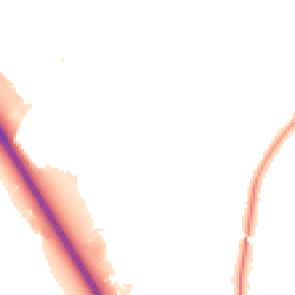 Night-time road noise heatmap for NN15 6NR