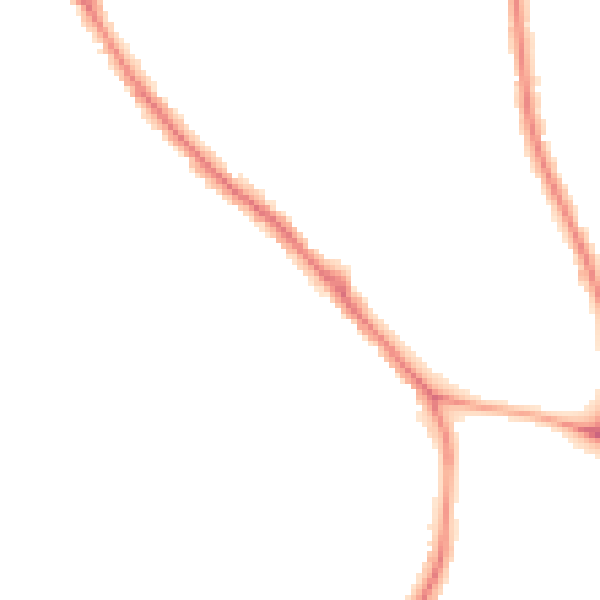 Night-time road noise heatmap for NN15 6NS