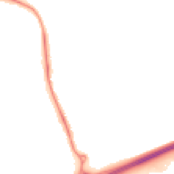 Night-time road noise heatmap for NN15 6RH