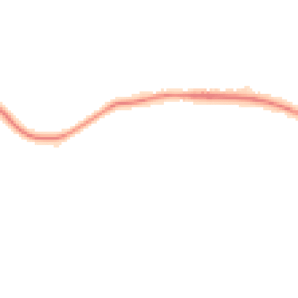 Night-time road noise heatmap for NN15 6SR