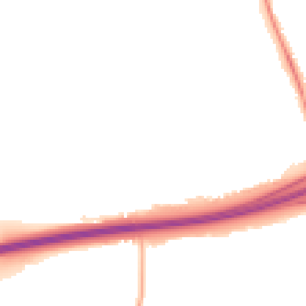 Night-time road noise heatmap for NN15 6TL