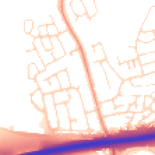 Daytime road noise heatmap for NN15 6US