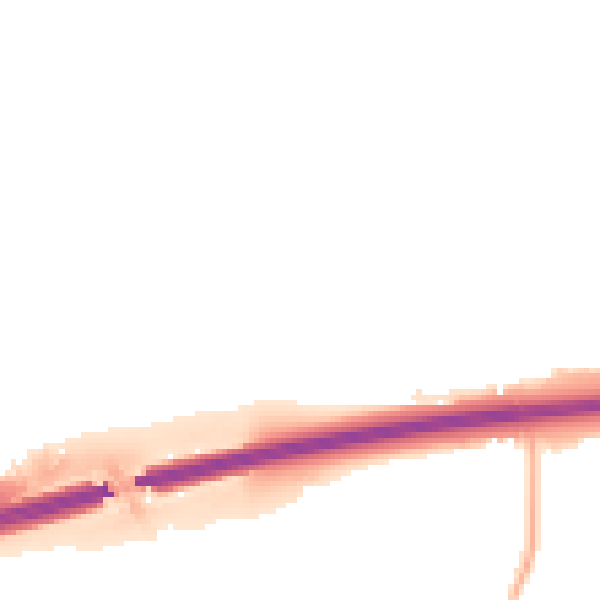 Night-time road noise heatmap for NN15 6UW
