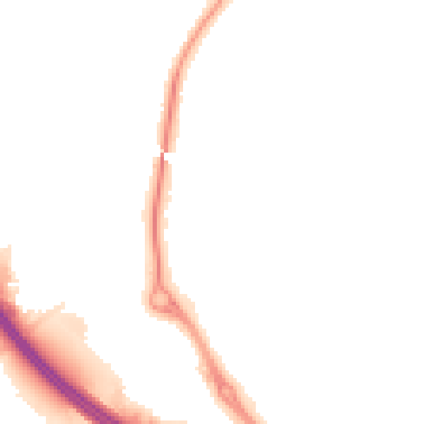 Night-time road noise heatmap for NN15 6XL