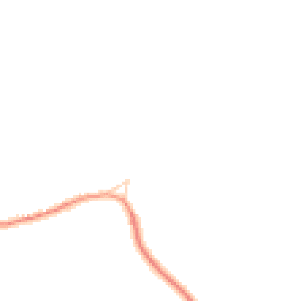 Daytime road noise heatmap for NN17 3AY