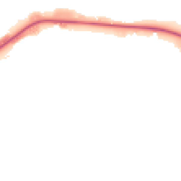Night-time road noise heatmap for NN17 4AZ