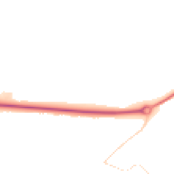 Night-time road noise heatmap for NN17 5GN
