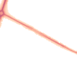 Night-time road noise heatmap for NN18 0BA