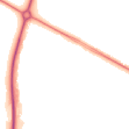 Night-time road noise heatmap for NN18 0BD