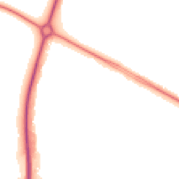 Night-time road noise heatmap for NN18 0BE