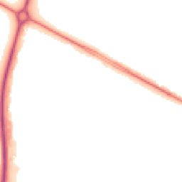 Night-time road noise heatmap for NN18 0BH