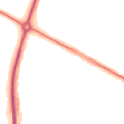 Night-time road noise heatmap for NN18 0BJ
