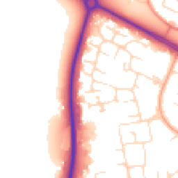 Daytime road noise heatmap for NN18 0DH