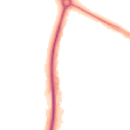 Night-time road noise heatmap for NN18 0DH