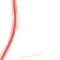 Night-time road noise heatmap for NN18 0NA