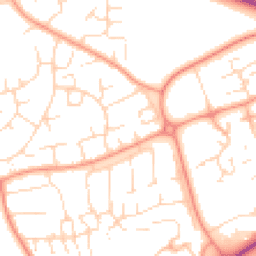Daytime road noise heatmap for NN18 0PG