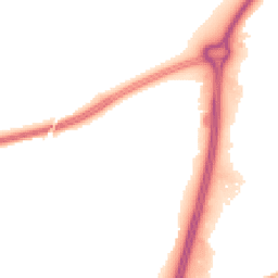 Night-time road noise heatmap for NN18 8AG
