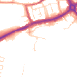 Daytime road noise heatmap for NN18 8AN
