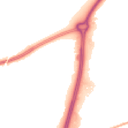 Night-time road noise heatmap for NN18 8AZ