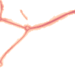 Night-time road noise heatmap for NN18 8DL