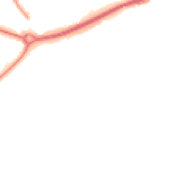 Night-time road noise heatmap for NN18 8DT