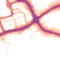 Daytime road noise heatmap for NN18 8ER