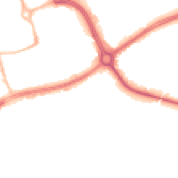 Night-time road noise heatmap for NN18 8ER