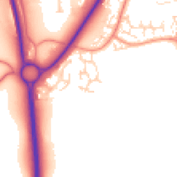 Daytime road noise heatmap for NN18 8FS