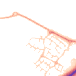 Daytime road noise heatmap for NN18 8FY