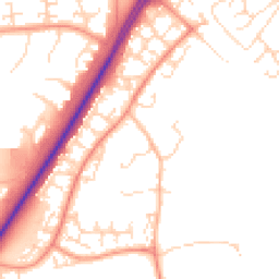 Daytime road noise heatmap for NN18 8HG
