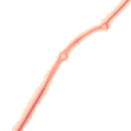 Night-time road noise heatmap for NN18 8JA