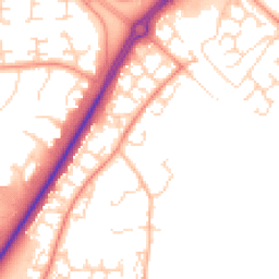 Daytime road noise heatmap for NN18 8JG