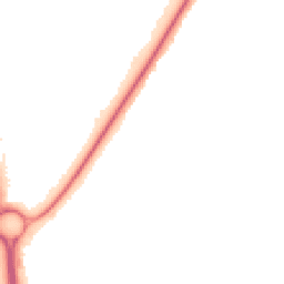 Night-time road noise heatmap for NN18 8JQ