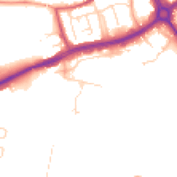 Daytime road noise heatmap for NN18 8LY