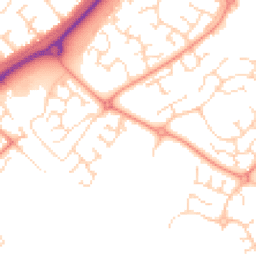 Daytime road noise heatmap for NN18 8NS