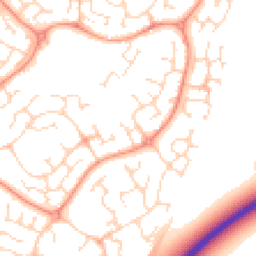 Daytime road noise heatmap for NN18 8PL