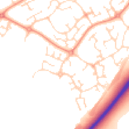 Daytime road noise heatmap for NN18 8QN