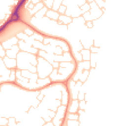 Daytime road noise heatmap for NN18 8RR